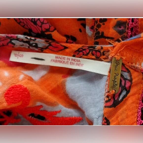 FREE PEOPLE frayed hem open back dress - Picture 6 of 8